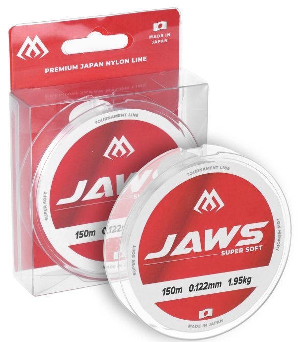 Sklep z Mikado Śląsk - ŻYŁKA - JAWS SUPER SOFT 0.122mm/1.95kg/150m TRANSPARENTNA - op.1szt.