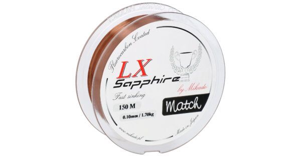 Mikado wędkarstwo - ŻYŁKA - LX SAPPHIRE MATCH - 0.10mm/1.70kg/150m - op.1szp.