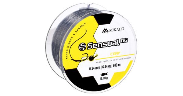 Mikado wędkarstwo - ŻYŁKA - SENSUAL N.G. CARP 0.26mm/12kg/600m - TRANSPARENTNA - op.1szp.