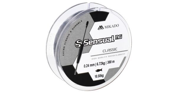 Mikado wędkarstwo - ŻYŁKA - SENSUAL N.G. CLASSIC 0.08mm/1.5kg/300m - TRANSPARENTNA - op.1szp.