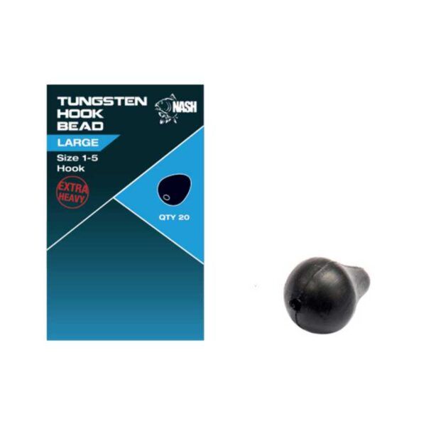 parentcategory1} Bait Presentation T8708 Nash Tungsten Hook Bead Large