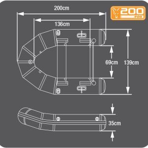 Fox 200 Inflatable Boat Boats & Electric Motors