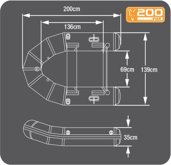 Fox 200 Inflatable Boat Boats & Electric Motors