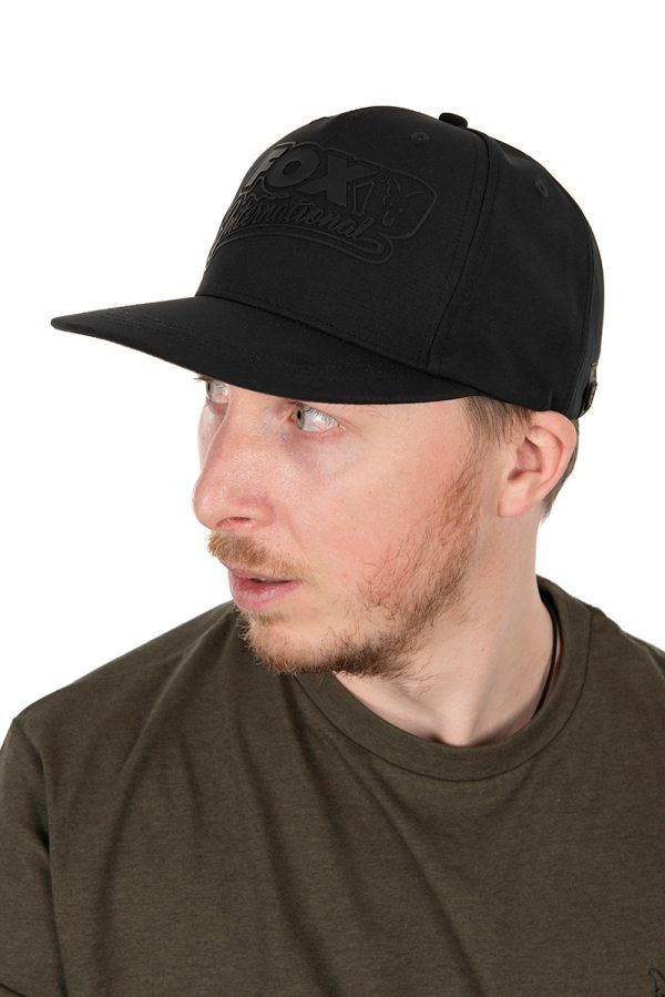 Fox Black/Camo Flat Peak Snapback Cap - CHH029