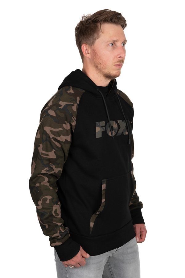 Fox Black/Camo Raglan Hoody - CFX193