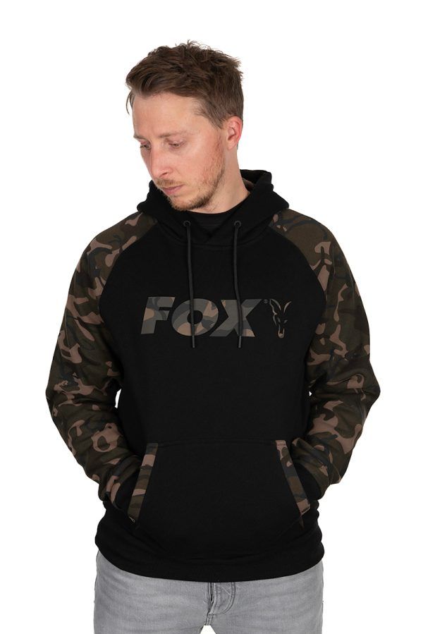 Fox Black/Camo Raglan Hoody Clothing