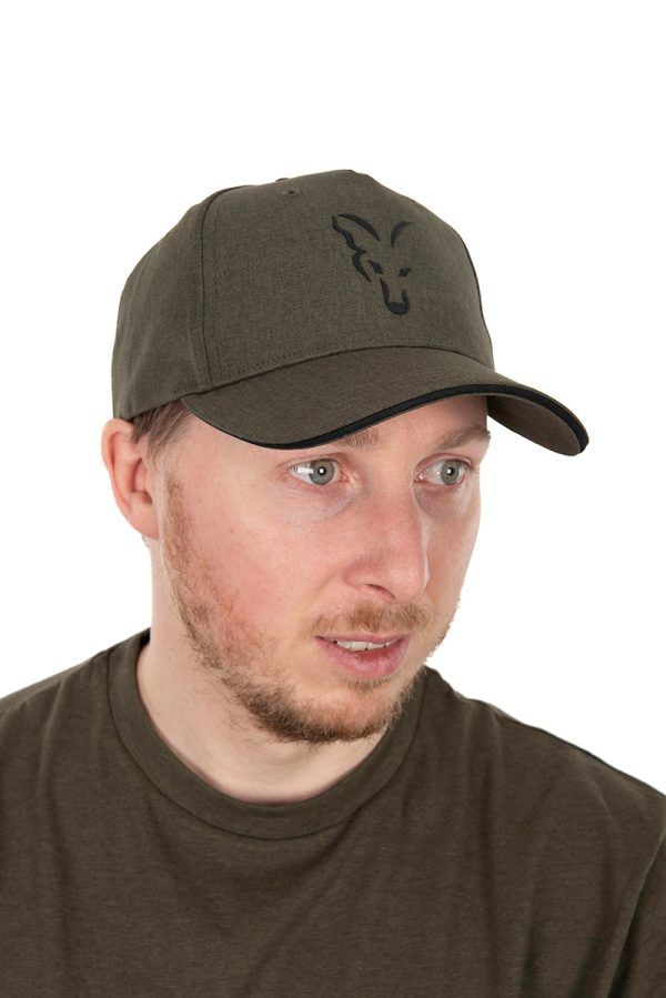 Fox Collection Baseball Cap Green & Black Clothing