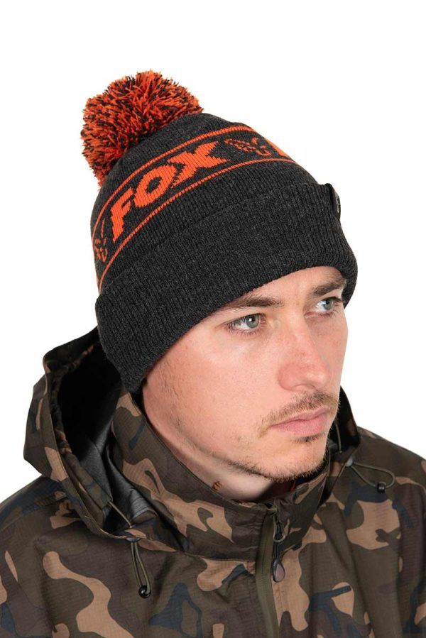 Fox Collection Bobble - Black & Orange Clothing