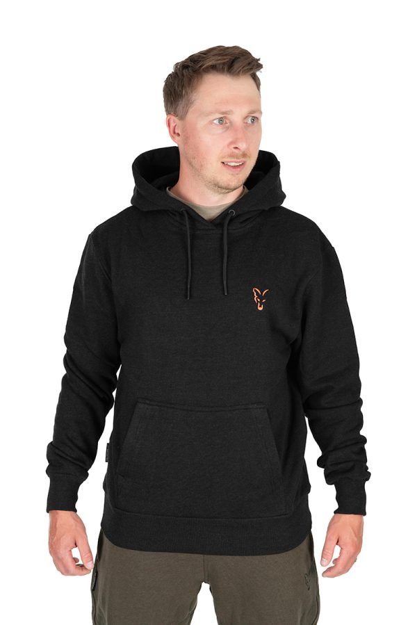 Fox Collection Hoody Black & Orange Clothing