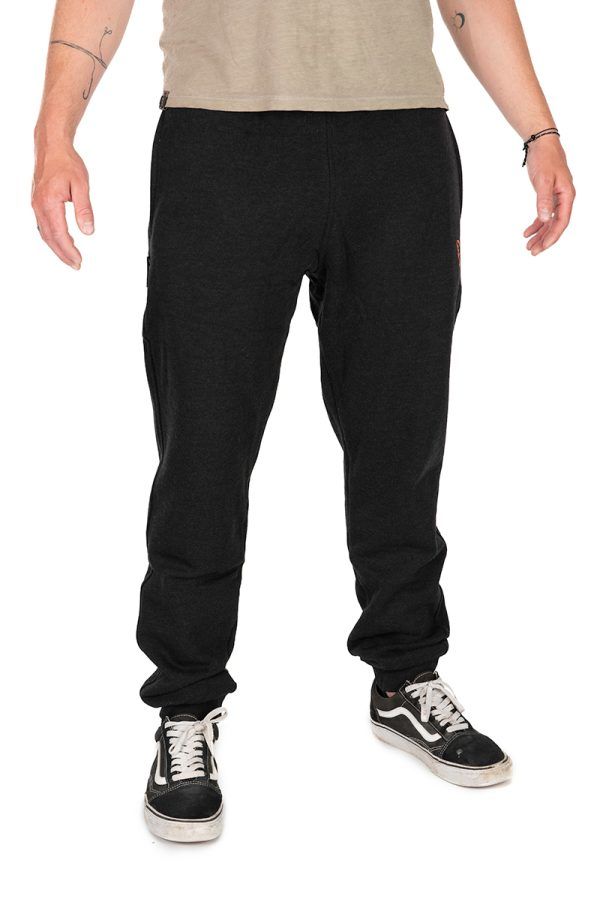 Fox Collection Joggers Black & Orange Clothing