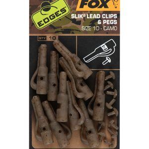 Fox EDGES™ Camo Slik Lead Clip & Pegs (Size 10) Edges™ Lead Setups