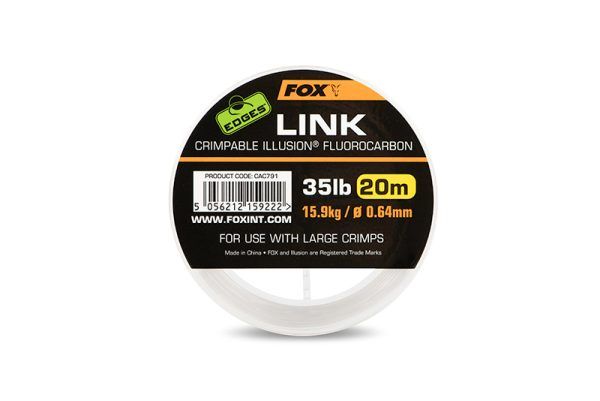 Fox EDGES™ Link Illusion Flurocarbon Edges™ Hooklinks & Leader Materials