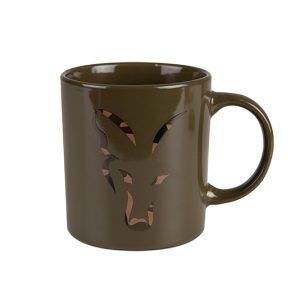 Fox Green & Camo Head Ceramic Mug Cookware