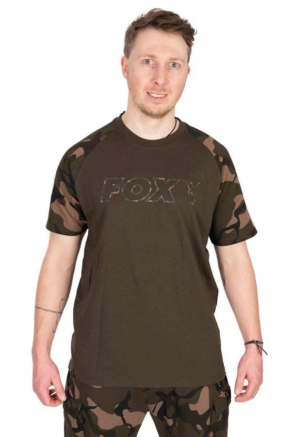 Fox Khaki/Camo Outline T-Shirt Clothing