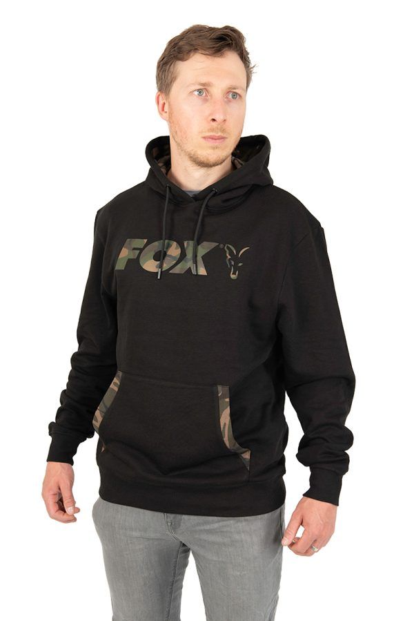 Fox LW Black/Camo Print Pullover Clothing