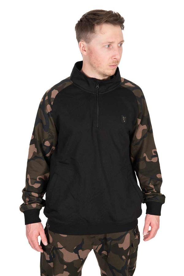 Fox LW Black/Camo QTR Zip - CFX356