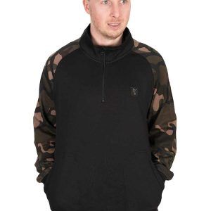 Fox LW Black/Camo QTR Zip Clothing