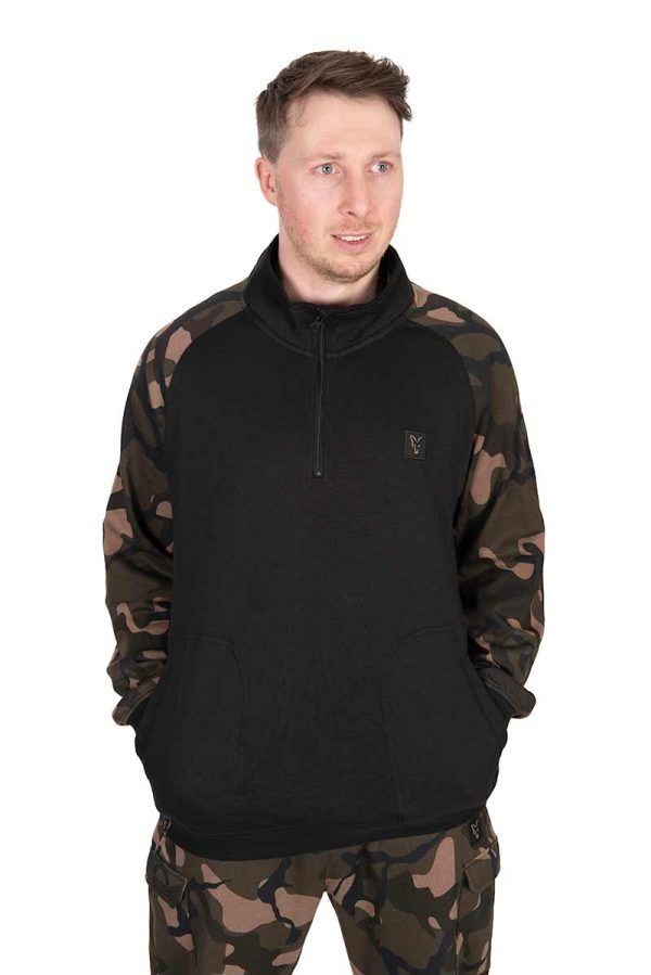 Fox LW Black/Camo QTR Zip Clothing