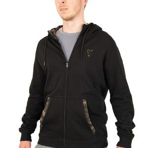 Fox LW Black/Camo Zip Hoody Clothing