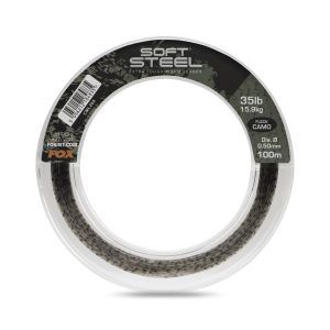 Fox Soft Steel Fleck Camo Leader Mainline and Leaders