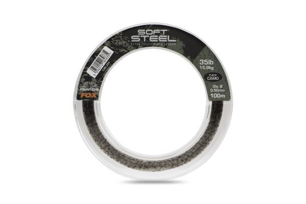 Fox Soft Steel Fleck Camo Leader Mainline and Leaders