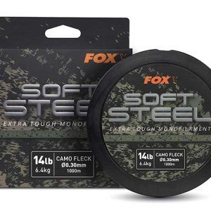 Fox Soft Steel Fleck Camo Mono Mainline and Leaders