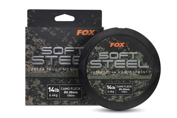 Fox Soft Steel Fleck Camo Mono Mainline and Leaders