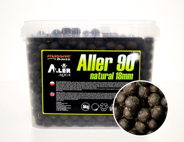 Massive Baits - Aller 90 NATURAL 24mm - 5KG Wiaderko Najtaniej