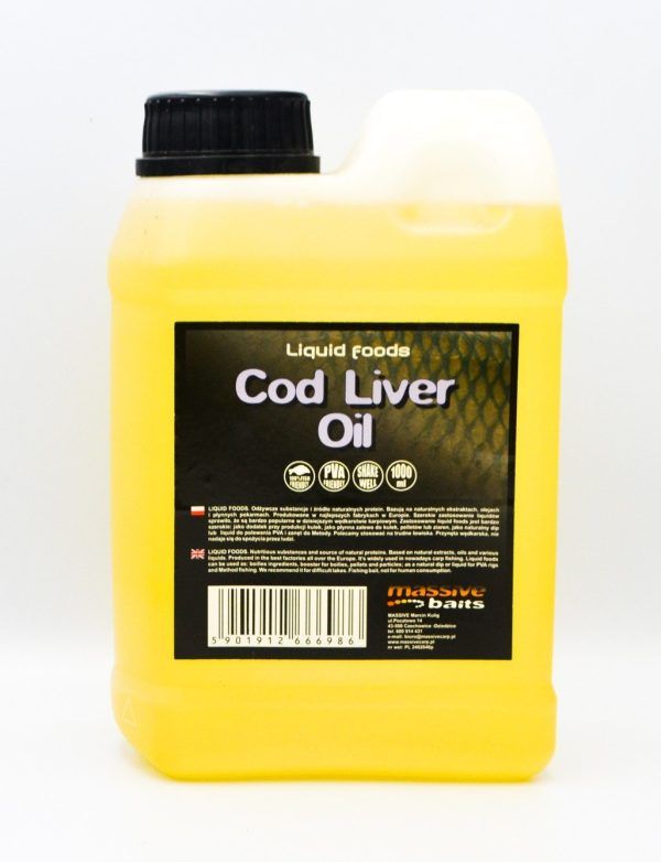 Massive Baits - Cod Liver Oil - Liquid Najtaniej