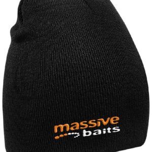 Massive Baits - Czapka czarna zimowa BEANIE *haft* Najtaniej