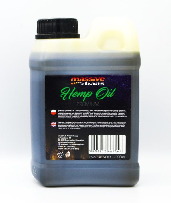 Massive Baits - Hemp Oil Premium 1000ml Najtaniej