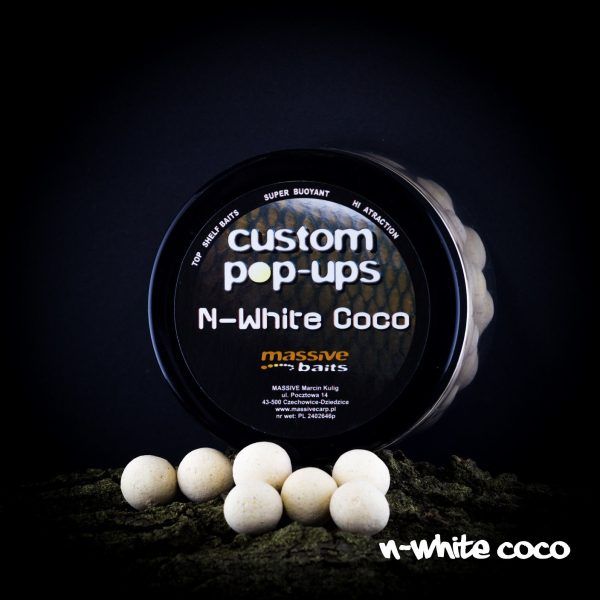 Massive Baits - N-White Coco 18 mm - Pop Up Najtaniej