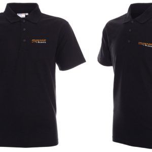 Massive Baits -  Polo czarne M/L/XL (T-shirt polo) Najtaniej