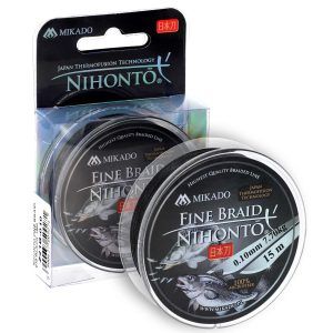 Sklep z Mikado Śląsk - PLECIONKA - NIHONTO FINE BRAID - 0.08mm/4.95kg/15m - CZARNA - op.1szp.