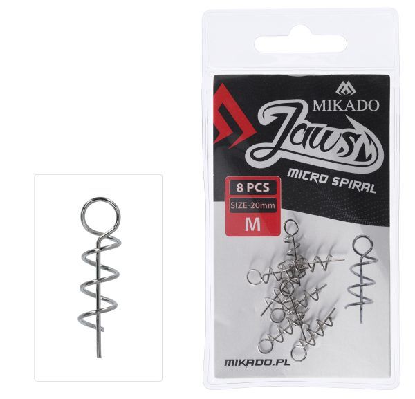 Sklep z Mikado Śląsk - WKRĘT - DO PRZYNĘT MIĘKKICH JAWS MICRO SPIRAL M - 20mm - op.8szt.