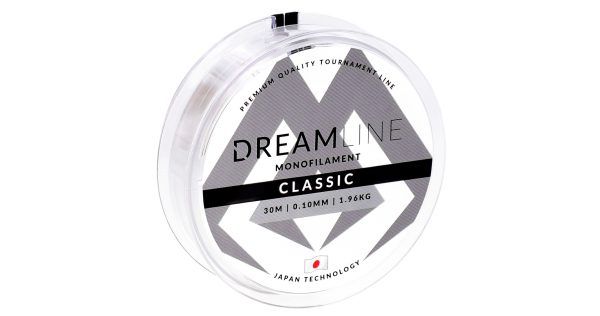 Mikado wędkarstwo - ŻYŁKA - DREAMLINE CLASSIC - 0.10mm/1.96kg/30m - TRANSPARENTNA - op.1szp.