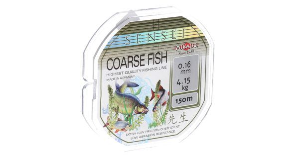 Mikado wędkarstwo - ŻYŁKA - SENSEI COARSE FISH - 0.22mm/6.50kg/150m - op.1szp.