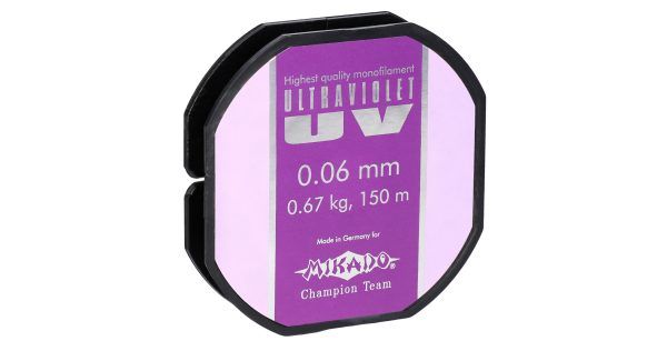 Mikado wędkarstwo - ŻYŁKA - ULTRAVIOLET - 0.08mm/0.98kg/150m - op.1szp.