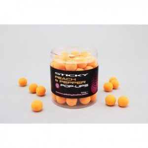 STICKY BAITS PEACH & PEPER POP-UPS 12mm/100g Najtaniej