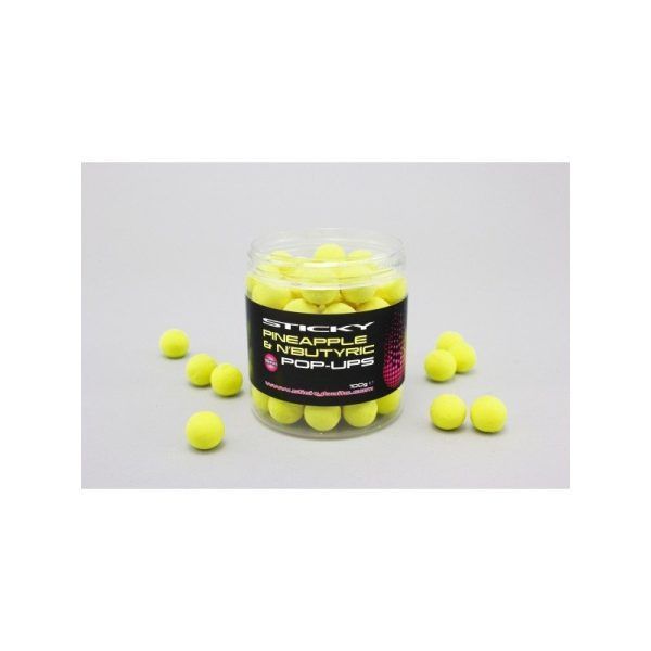 STICKY BAITS PINEAPPLE & N'BUTYRIC POP-UPS 12mm/100g Sklep Wędkarski