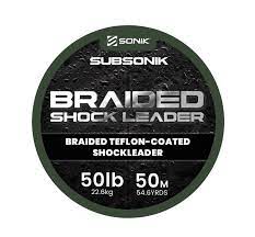 Sonik - BRAIDED SHOCK LEADER 50LB 100M Najtaniej