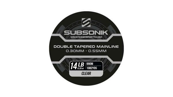 Sonik - SUBSONIK DOUBLE TAPERED MAIN LINE CLEAR 16LB 990M Najtaniej