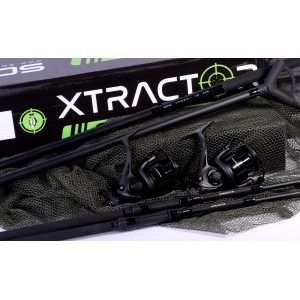 Sonik - XTRACTOR 2 ROD CARP KIT  9' 2.75LB - Zestaw 2* wędka + 2* kołowrotek + podbierak Najtaniej