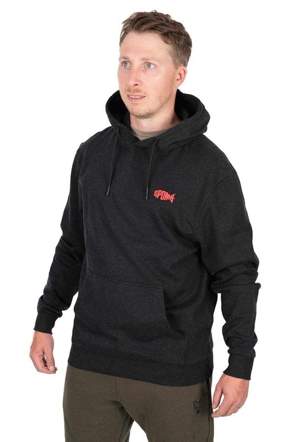 Spomb™ Black Marl Hoodie - DCL006