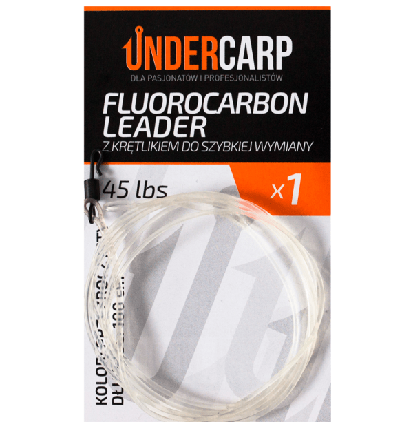 UnderCarp Fluorocarbon Leader 45 lbs / 100 cm Najtaniej