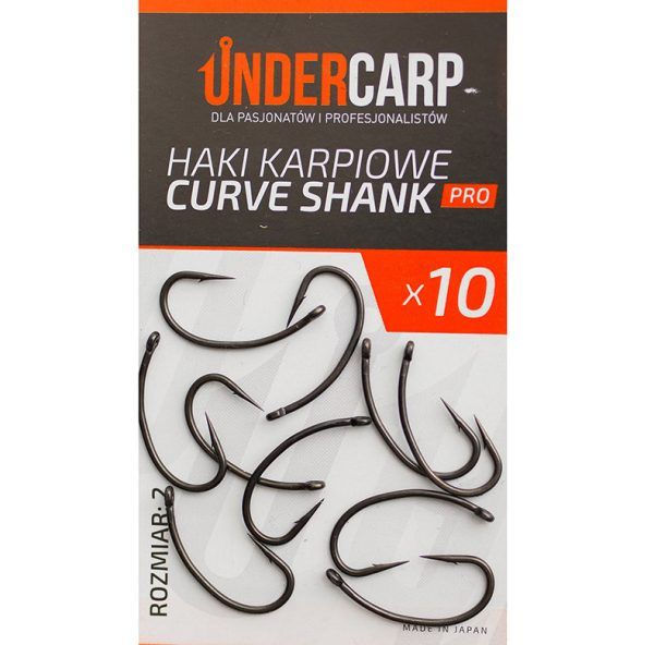 UnderCarp Haki Karpiowe Curve Shank PRO wyprzedaż