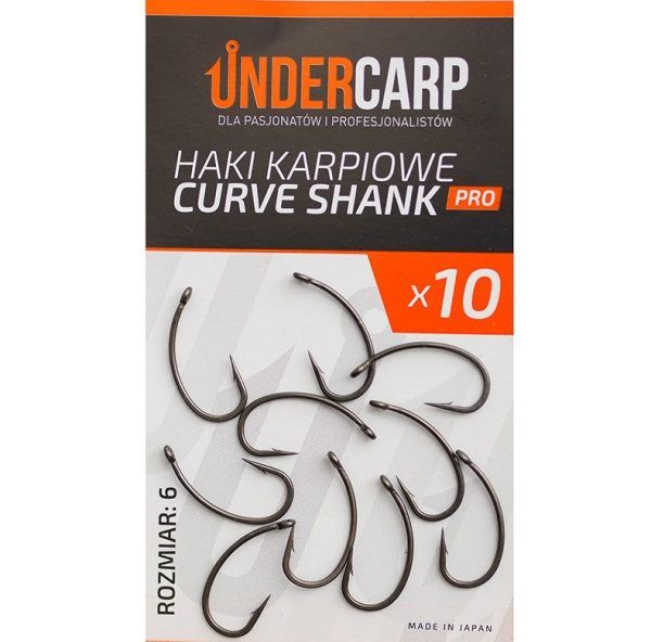 UnderCarp Haki Karpiowe Curve Shank PRO