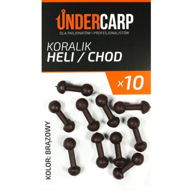 UnderCarp Koralik Heli/Chod – brązowy Najtaniej