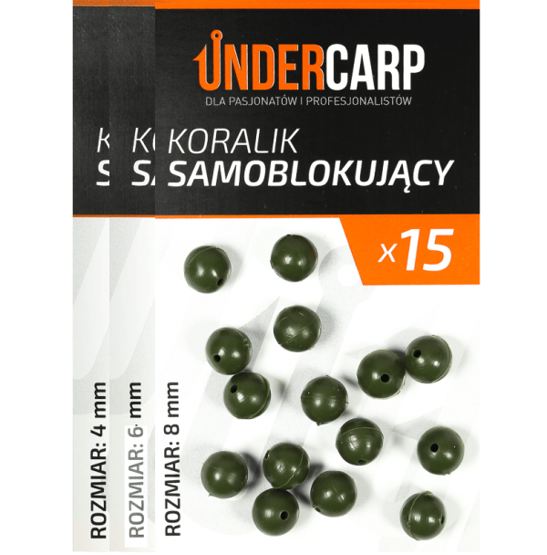 UnderCarp Koralik samoblokujący – zielony Najtaniej