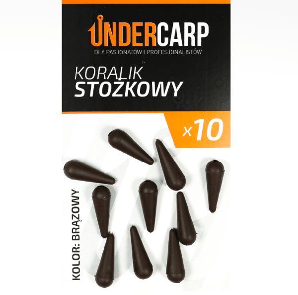 UnderCarp Koralik stożkowy – brązowy Najtaniej